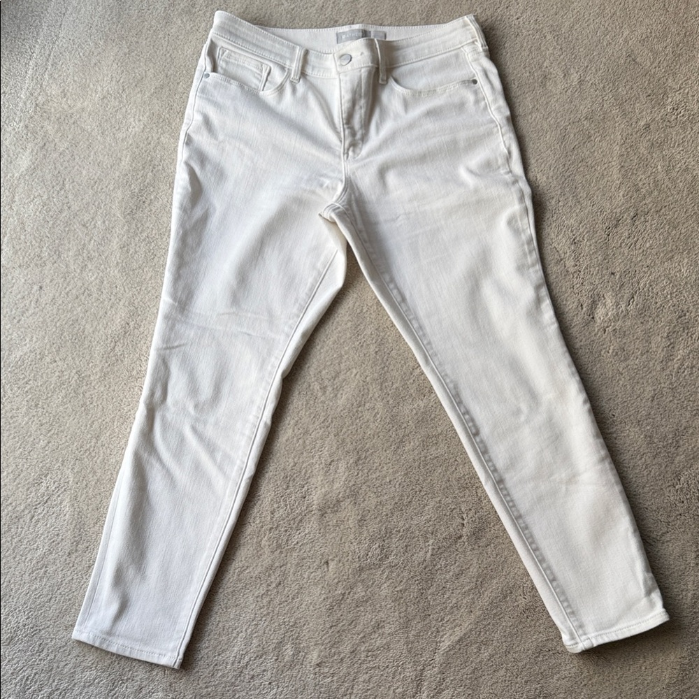 Athleta Women's Cream Skinny Jeans